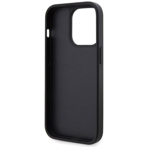 Etui na telefon iPhone 14 Pro Guess czarne hardcase z kryształkami