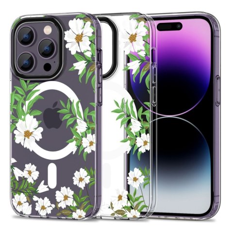 Etui na telefon iPhone 14 Pro Tech-Protect MagMood MagSafe Daisy