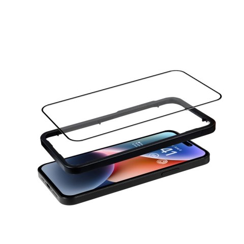 Szkło hartowane iPhone 14 Pro Crong 3D Armour Glass z ramką instalacyjną