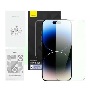 Szkło hartowane iPhone 14 Pro Baseus Crystal Series - Ochrona ekranu