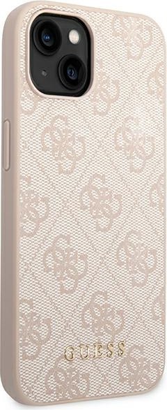 Etui na telefon iPhone 14 Plus/15 Plus Guess różowe hardcase 4G