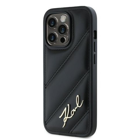 Etui na telefon iPhone 14 Pro Karl Lagerfeld czarne hardcase