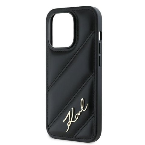 Etui na telefon iPhone 14 Pro Karl Lagerfeld czarne hardcase