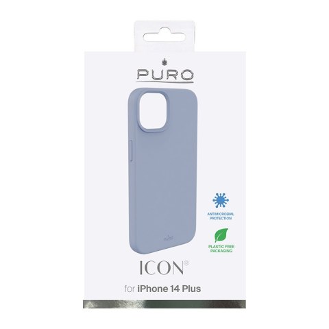 Etui iPhone 14 Plus / 15 Plus PURO ICON Cover niebieski (Sierra Blue)