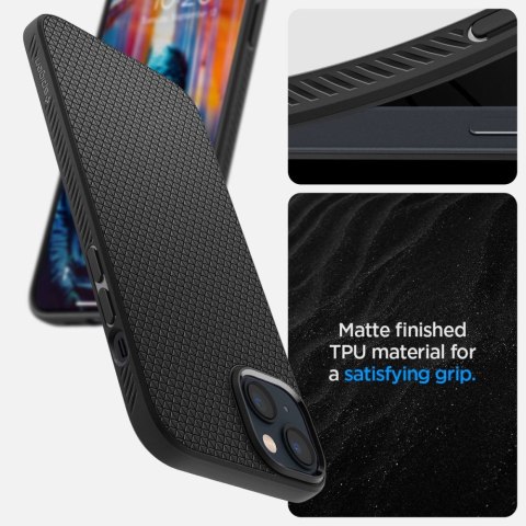 Etui iPhone 14 Plus / 15 Plus Spigen Liquid Air matowe czarne