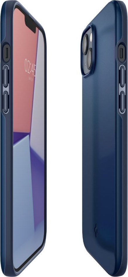 Etui iPhone 14 Plus / 15 Plus Spigen Thin Fit granatowe