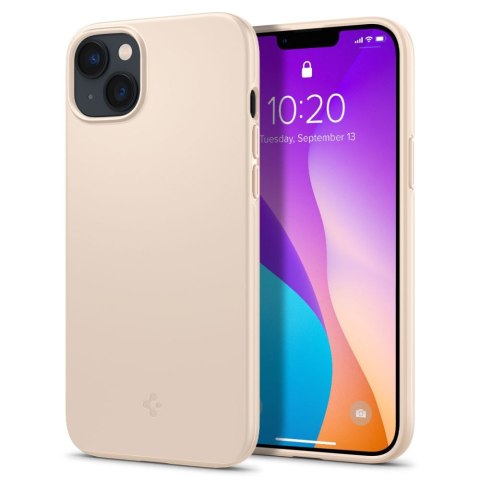 Etui iPhone 14 Plus / 15 Plus Spigen Thin Fit beżowe