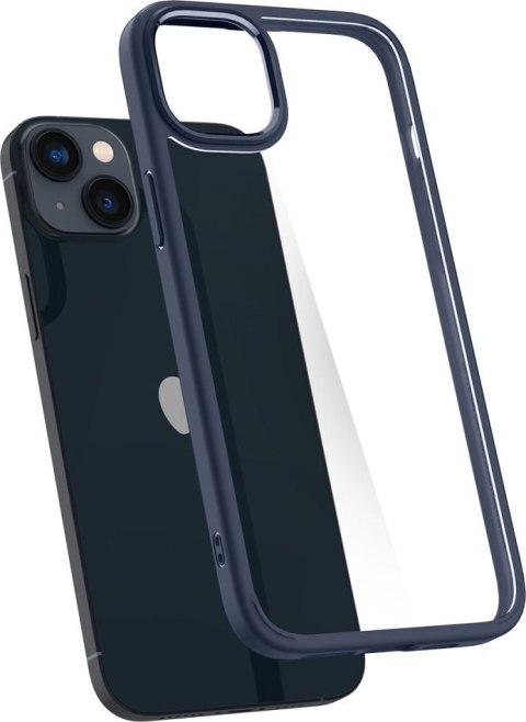 Etui na telefon iPhone 14 Plus / 15 Plus Spigen Ultra Hybrid granatowe