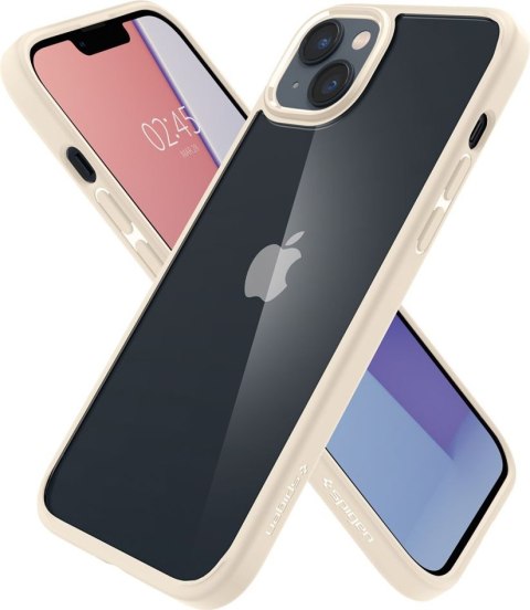 Etui na telefon iPhone 14 Plus / 15 Plus Spigen Ultra Hybrid beżowe