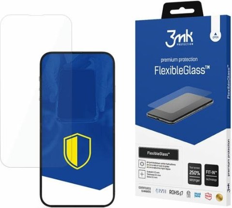 Szkło hybrydowe iPhone 14 Plus / 15 Plus 3MK FlexibleGlass - Ochrona ekranu