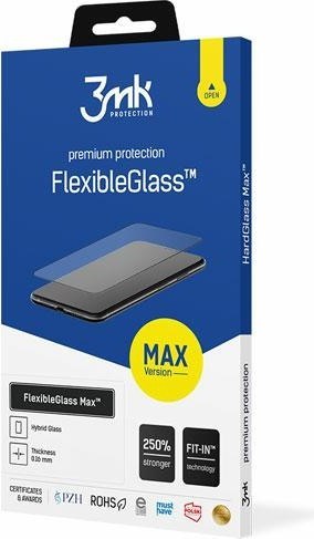 Szkło hybrydowe 3MK FlexibleGlass Max do iPhone 14 Plus/15 Plus czarne