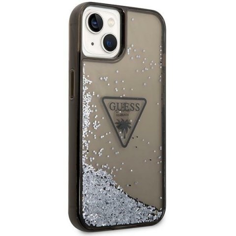 Etui na telefon iPhone 14 Plus/15 Plus Guess czarne hardcase Glitter