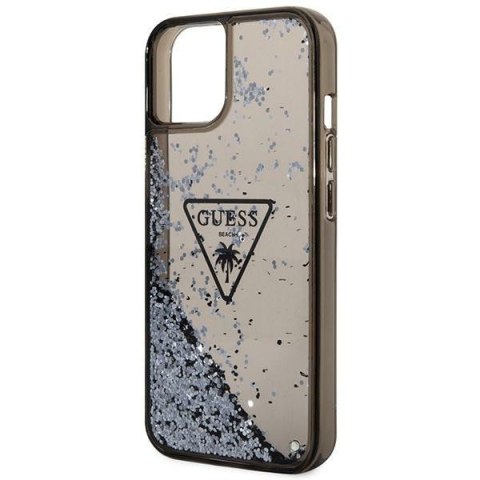 Etui na telefon iPhone 14 Plus/15 Plus Guess czarne hardcase Glitter