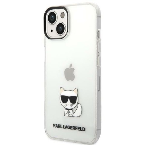 Etui na telefon iPhone 14 Plus / 15 Plus Karl Lagerfeld Choupette Body