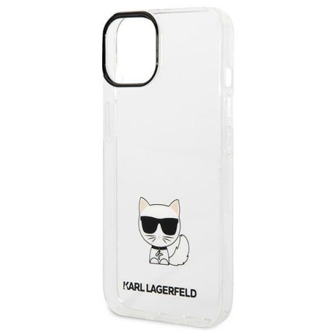 Etui na telefon iPhone 14 Plus / 15 Plus Karl Lagerfeld Choupette Body