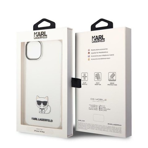 Etui na telefon iPhone 14 Plus / 15 Plus Karl Lagerfeld Choupette Body