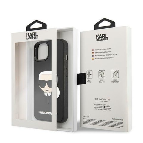 Etui na telefon iPhone 14 Plus / 15 Plus Karl Lagerfeld 3D Rubber