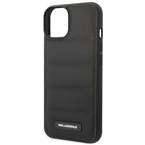 Etui na telefon iPhone 14 Plus/15 Plus Karl Lagerfeld czarne Puffy