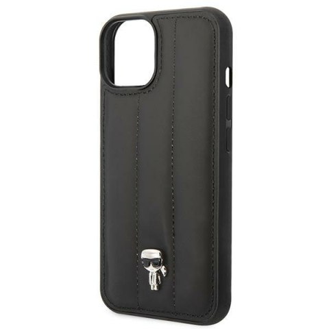 Etui na telefon iPhone 14 Plus / 15 Plus Karl Lagerfeld czarne Puffy