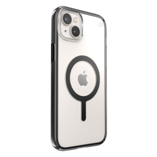 Etui iPhone 14 Plus / 15 Plus Speck Presidio Perfect-Clear Impact Geometry MagSafe MICROBAN przezroczyste / czarne