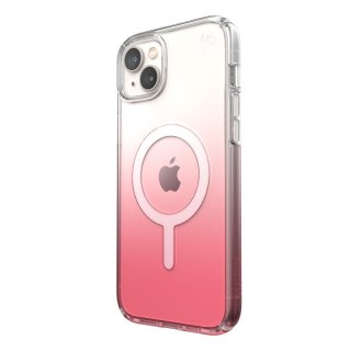 Etui iPhone 14 Plus / 15 Plus Speck Presidio Perfect-Clear Ombre MagSafe MICROBAN przezroczyste / Vintage Rose Fade