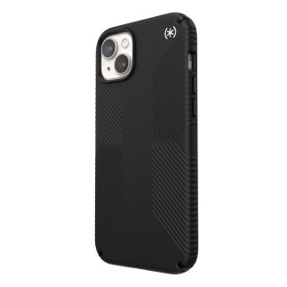 Etui iPhone 14 Plus / 15 Plus Speck Presidio2 Grip MICROBAN czarne / białe (Black/Black/White)