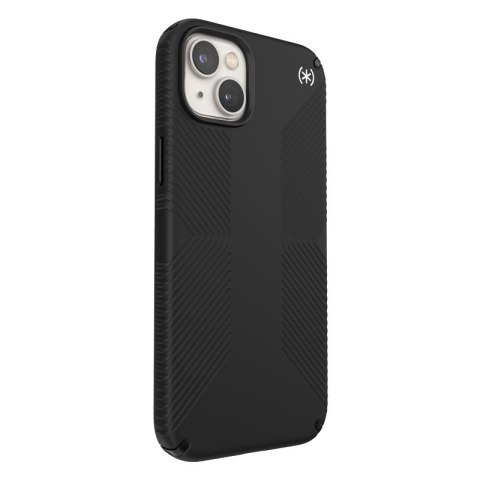 Etui iPhone 14 Plus / 15 Plus Speck Presidio2 Grip MagSafe MICROBAN czarne / białe (Black/Black/White)