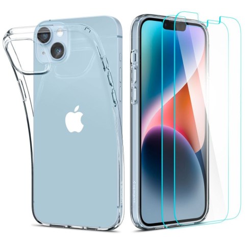 Etui iPhone 14 Plus / 15 Plus Spigen Crystal Pack przezroczyste