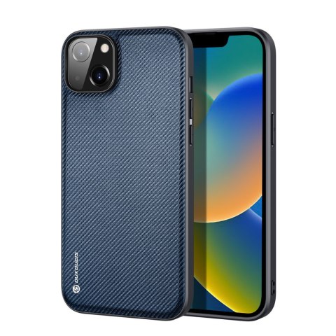 Etui na telefon iPhone 14 Plus / 15 Plus Dux Ducis Fino niebieski