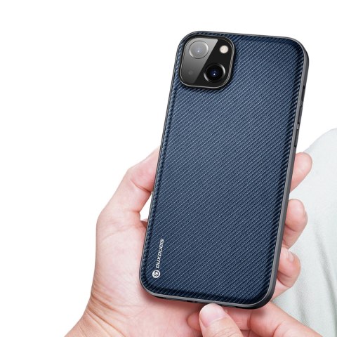 Etui na telefon iPhone 14 Plus / 15 Plus Dux Ducis Fino niebieski