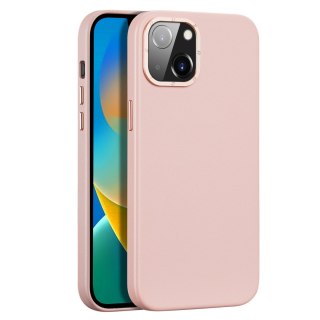 Etui iPhone 14 Plus / 15 Plus Dux Ducis Grit MagSafe różowy