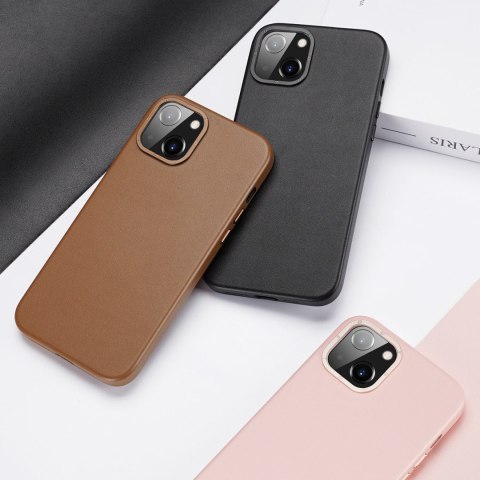 Etui na telefon iPhone 14 Plus / 15 Plus Dux Ducis Grit MagSafe różowy