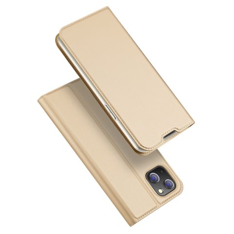 Etui na telefon iPhone 14 Plus / 15 Plus Dux Ducis Skin Pro złoty