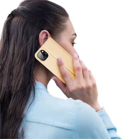 Etui na telefon iPhone 14 Plus / 15 Plus Dux Ducis Skin Pro złoty