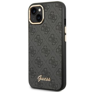 Etui na telefon iPhone 14 Plus / 15 Plus Guess czarne hardcase 4G Vintage