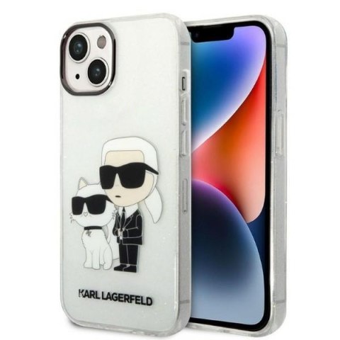 Etui na telefon iPhone 14 Plus / 15 Plus Karl Lagerfeld przezroczyste