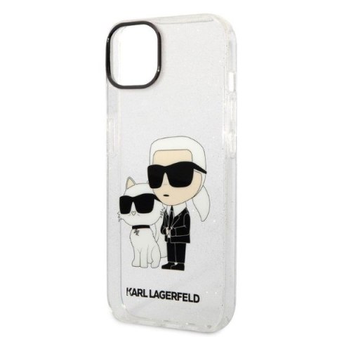 Etui na telefon iPhone 14 Plus / 15 Plus Karl Lagerfeld przezroczyste