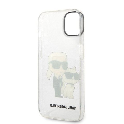 Etui na telefon iPhone 14 Plus / 15 Plus Karl Lagerfeld przezroczyste