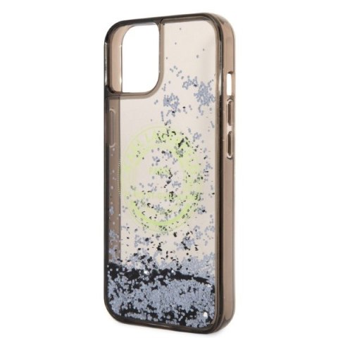 Etui na telefon iPhone 14 Plus/15 Plus Karl Lagerfeld czarne Liquid Glitter