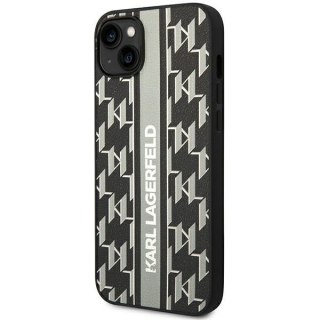 Etui na telefon iPhone 14 Plus / 15 Plus Karl Lagerfeld Monogram Stripe