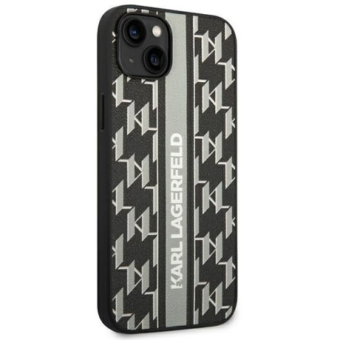 Etui na telefon iPhone 14 Plus / 15 Plus Karl Lagerfeld Monogram Stripe