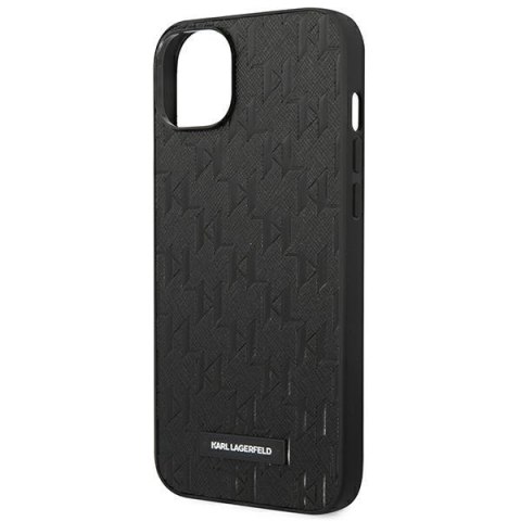 Etui na telefon iPhone 14 Plus / 15 Plus Karl Lagerfeld Saffiano czarne