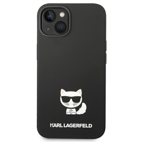 Etui na telefon iPhone 14 Plus / 15 Plus Karl Lagerfeld Choupette czarne