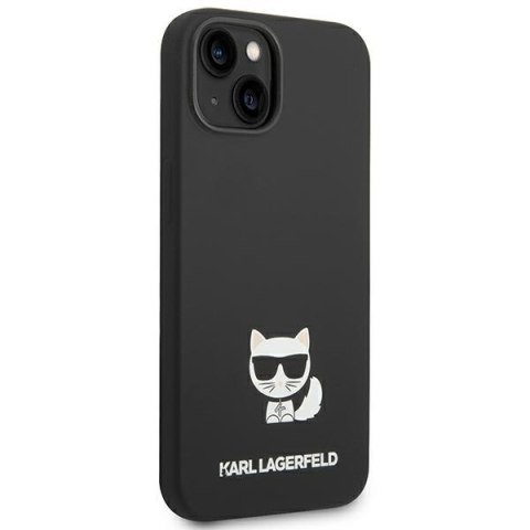 Etui na telefon iPhone 14 Plus / 15 Plus Karl Lagerfeld Choupette czarne