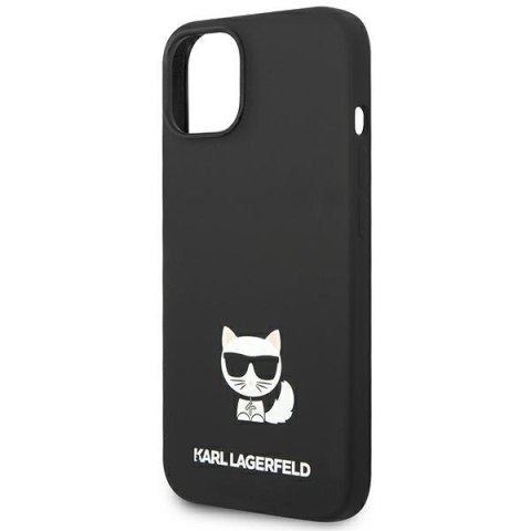 Etui na telefon iPhone 14 Plus / 15 Plus Karl Lagerfeld Choupette czarne