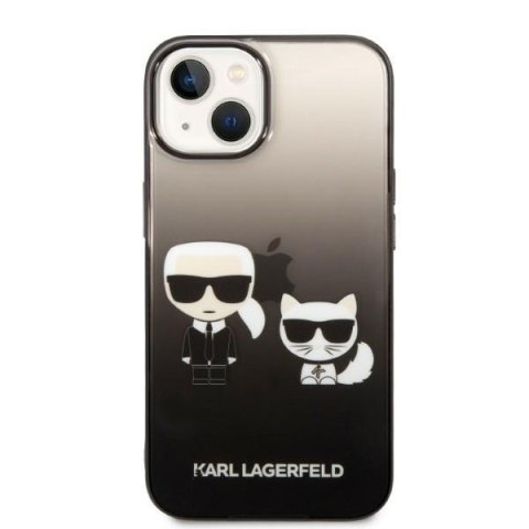 Etui na telefon iPhone 14 Plus/15 Plus Karl Lagerfeld czarne Gradient