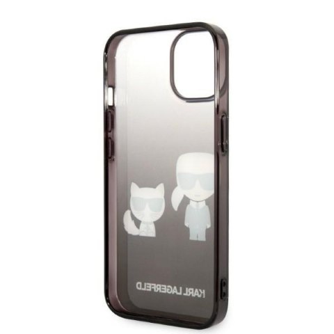 Etui na telefon iPhone 14 Plus/15 Plus Karl Lagerfeld czarne Gradient