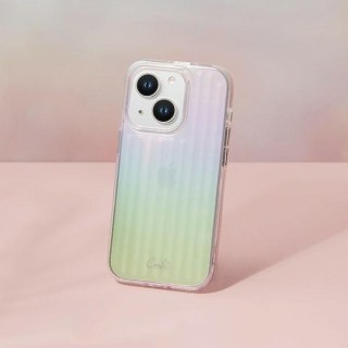 Etui iPhone 14 Plus / 15 Plus UNIQ Coehl Linear opalowy / iridescent