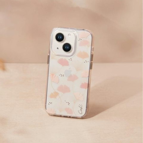 Etui iPhone 14 Plus / 15 Plus UNIQ Coehl Meadow różowy / spring pink