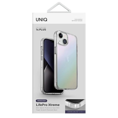 Etui na telefon iPhone 14 Plus / 15 Plus UNIQ LifePro Xtreme opal